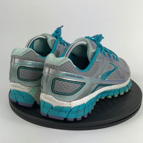 Brooks GTS 13 Gray/Aqua Athletic Running Shoes Women’s Size 10 Wide - Picture 5 of 11